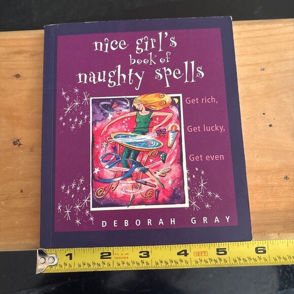 Nice Girls Book Of Naughty Spells By Deborah Gray Soft Small Magic Witch - Picture 13 of 13